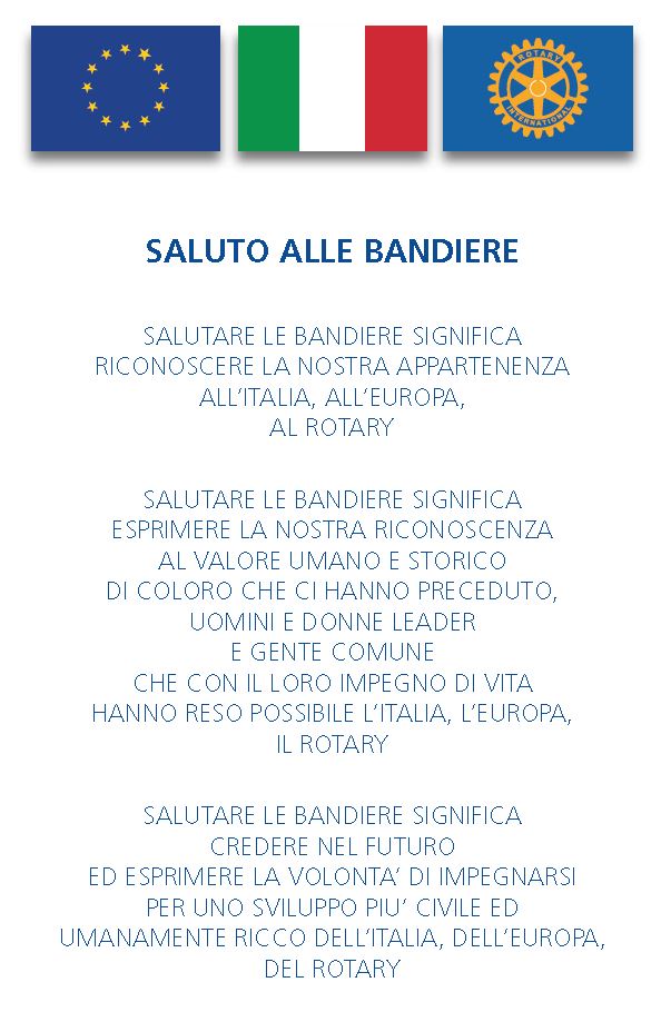 Immagine saluto bandiere