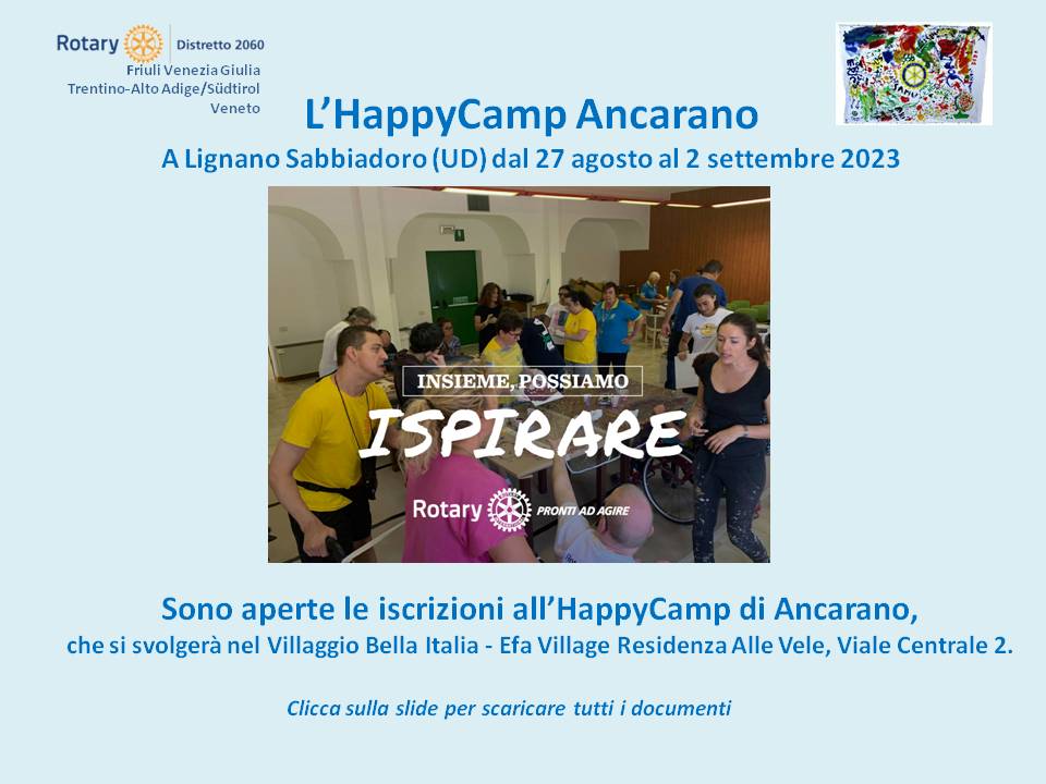 Slide HappyCamp Ancarano 