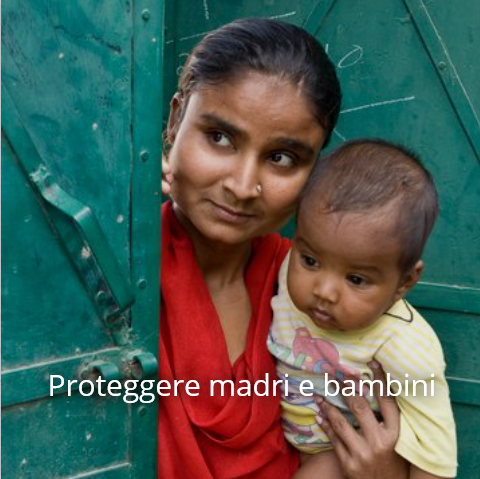4 Proteggere madre bambini