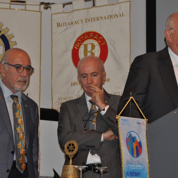 Il Governatore Campanella con i PDG Lanteri e Kullovitz